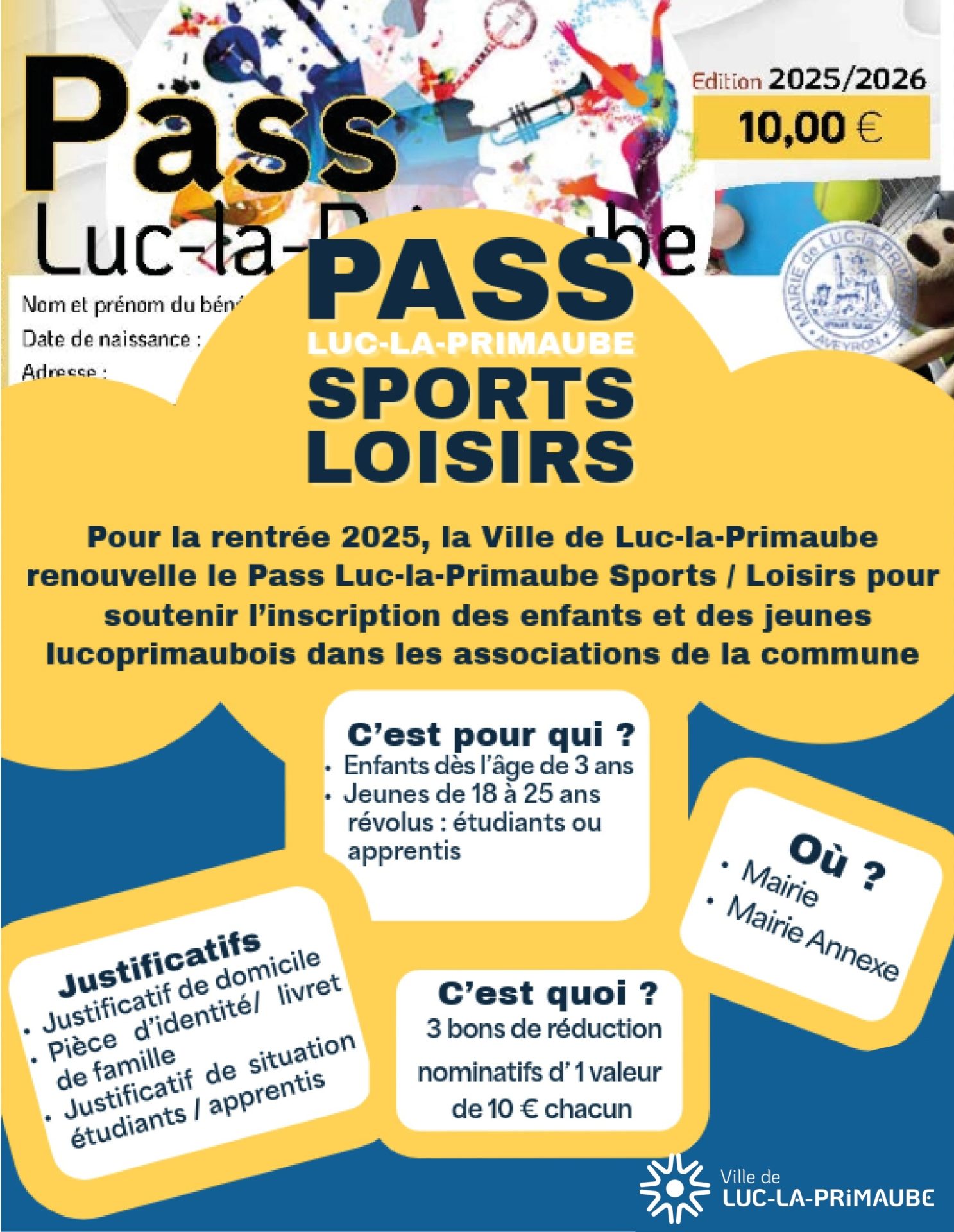 Lire la suite à propos de l’article Pass Sports et Loisirs